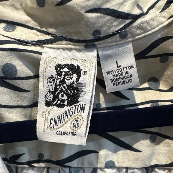 Kennington 100% Cotton Patterned Shirt L - Picture 4 of 5